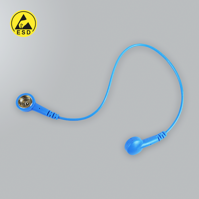 10" ESD Grounding Cord (Earth Lead) - Stud to Stud 10mm 10" ESD Grounding Cord (Earth Lead) - Stud to Stud 10mm